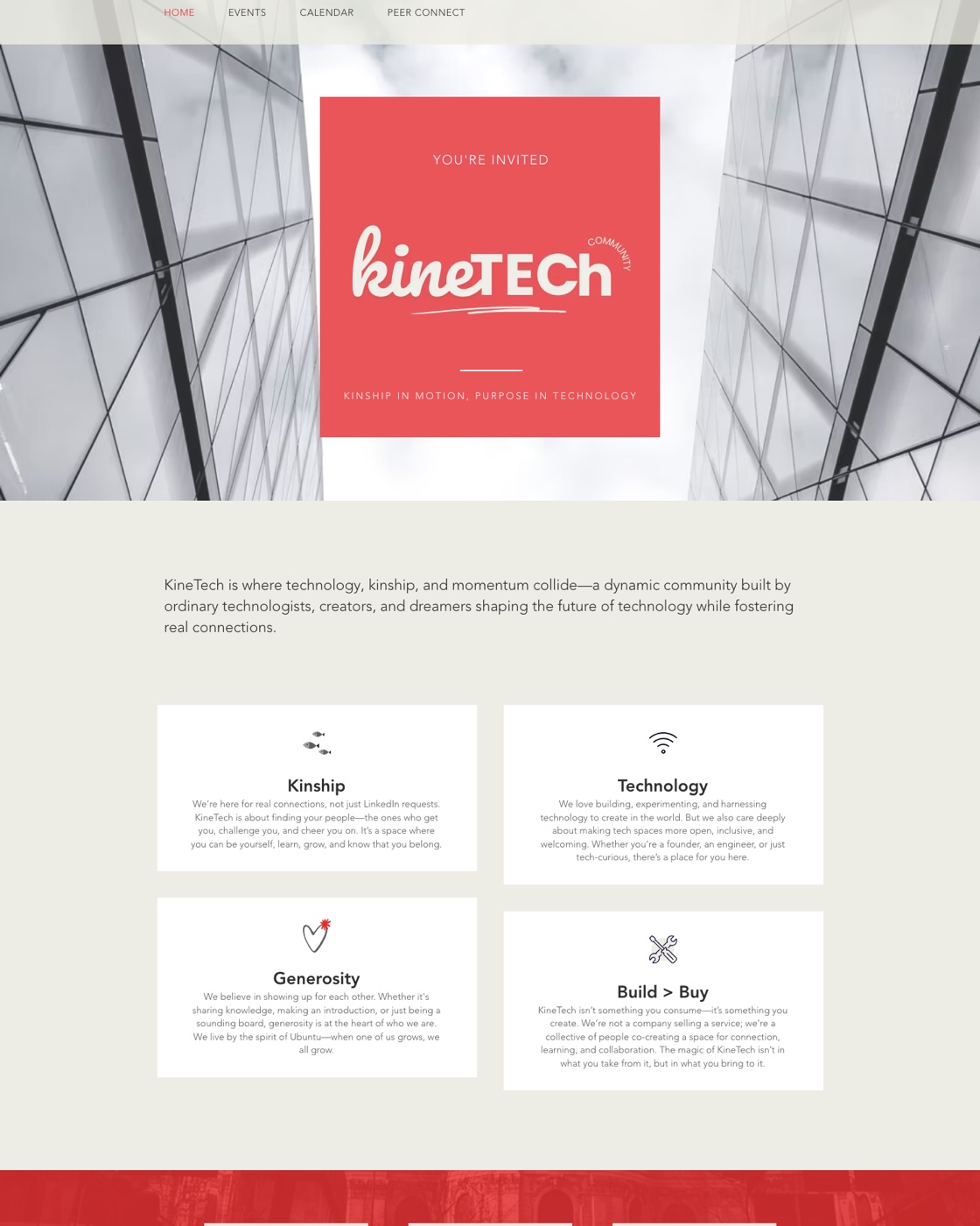 KineTech community homepage